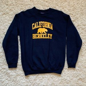 Dark blue UC Berkeley sweater
